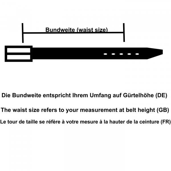 Büffel- Gravurgürtel