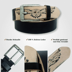 Büffel-Ledergürtel