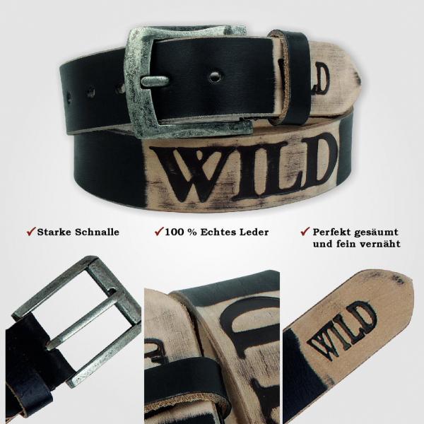 Büffel-Ledergürtel