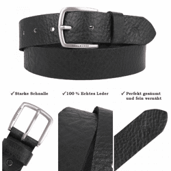 Büffel-Ledergürtel