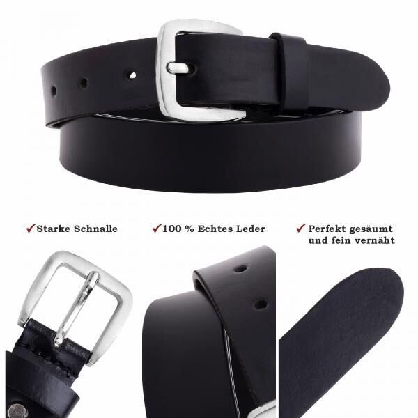 Büffel-Ledergürtel