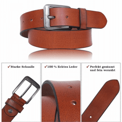 Büffel-Ledergürtel