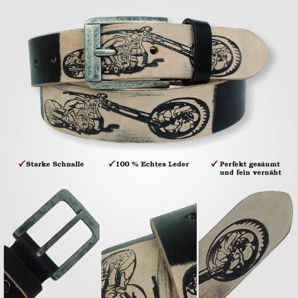 Büffel-Ledergürtel