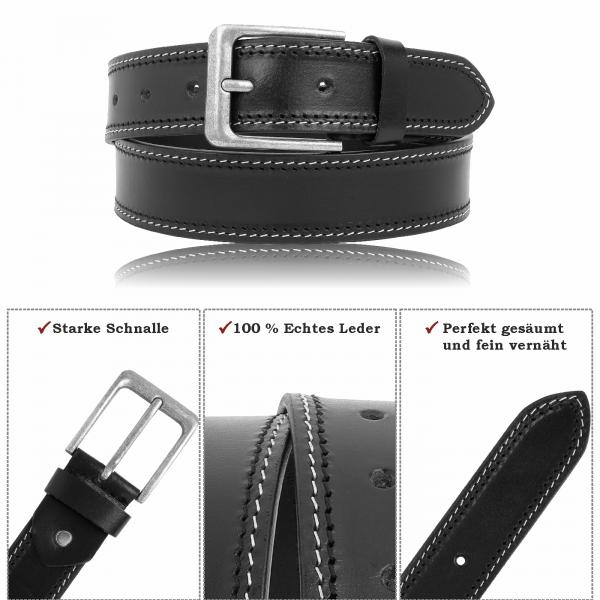 Büffel-Ledergürtel