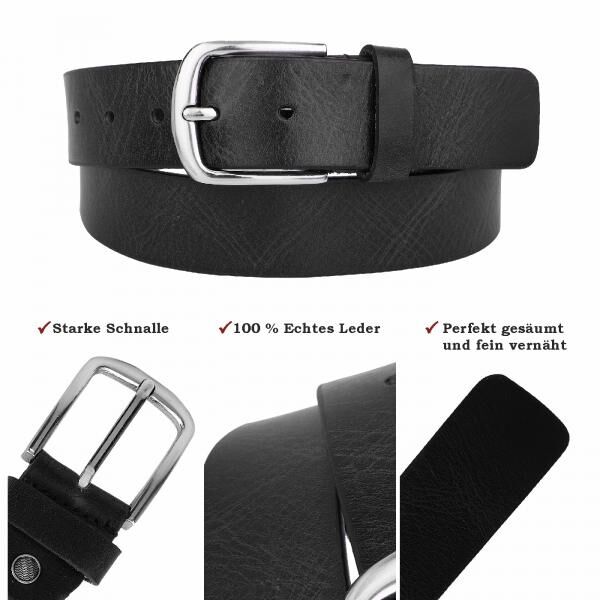 Büffel-Ledergürtel
