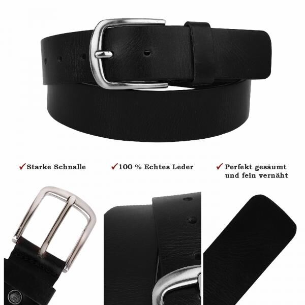 Büffel-Ledergürtel