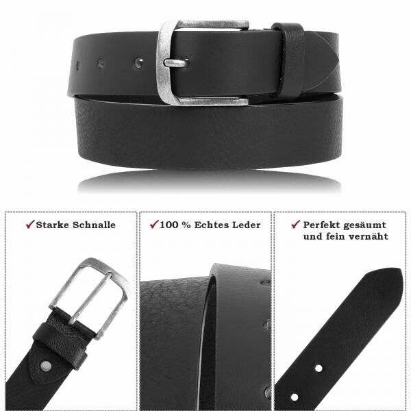 Büffel-Ledergürtel