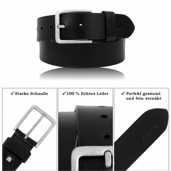 Büffel-Ledergürtel