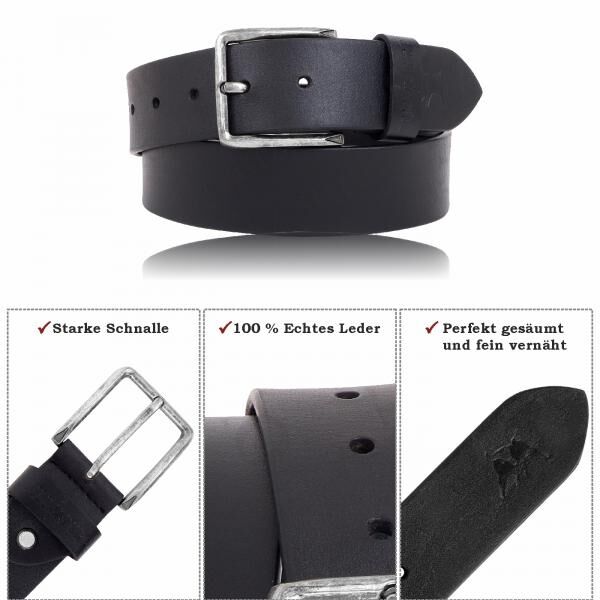 Büffel-Ledergürtel
