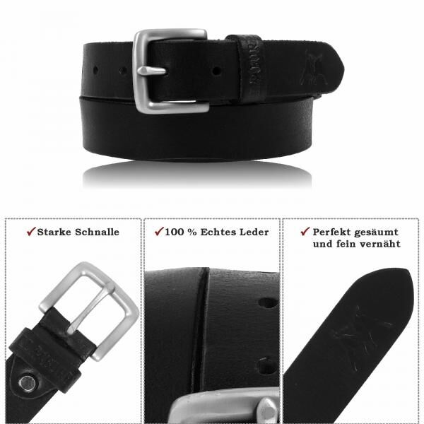 Büffel-Ledergürtel