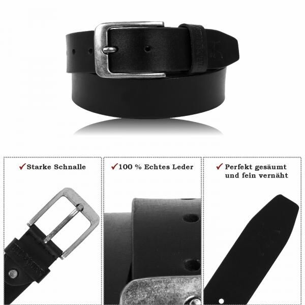 Büffel-Ledergürtel