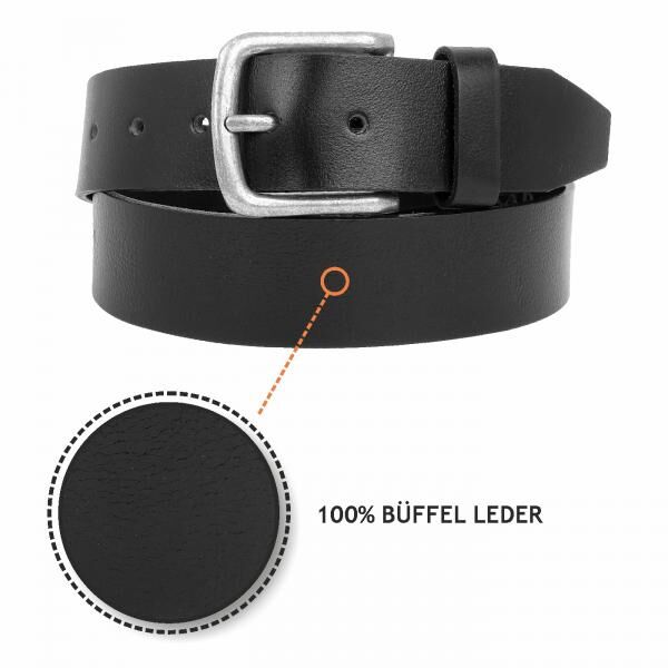 Buffalo leather belt