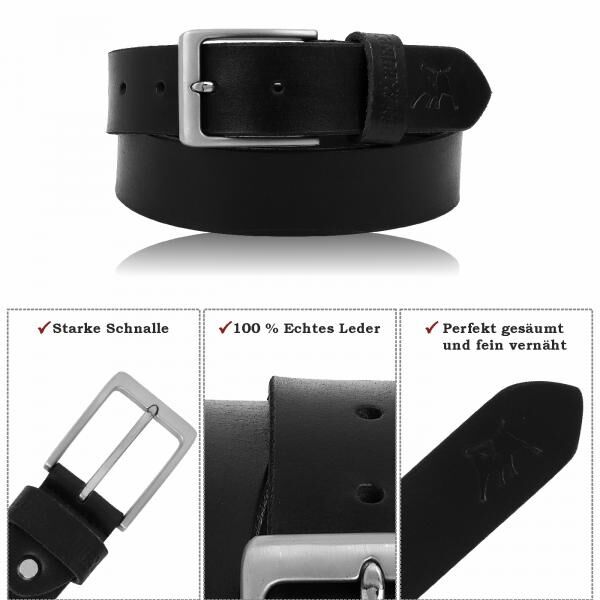 Büffel-Ledergürtel