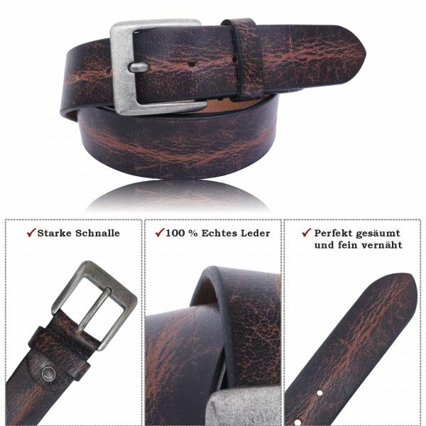 Büffel-Ledergürtel
