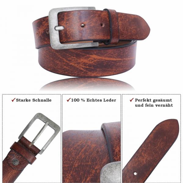 Büffel-Ledergürtel