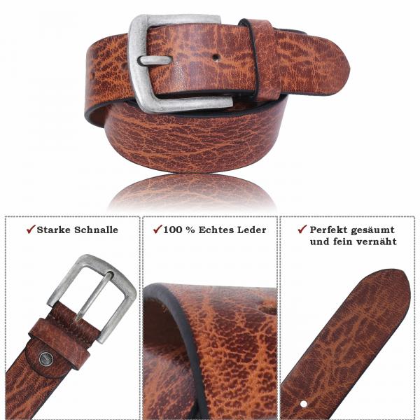 Büffel-Ledergürtel