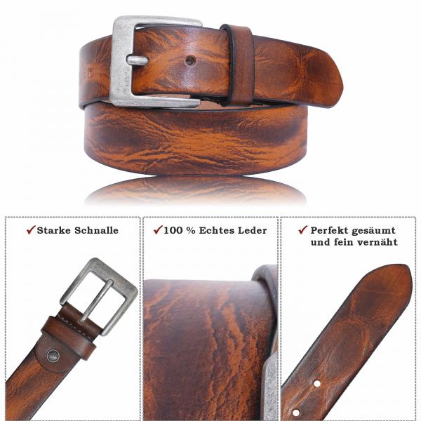 Büffel-Ledergürtel