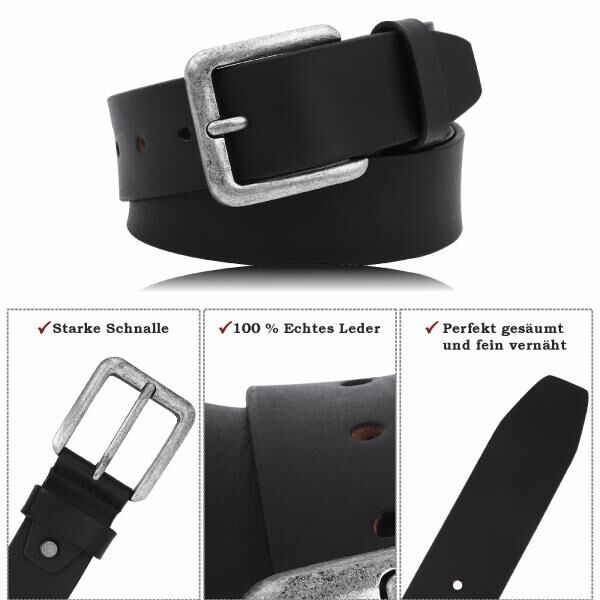 Büffel-Ledergürtel