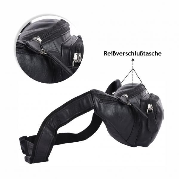 Bauchtasche-Kabana Nappa Leder