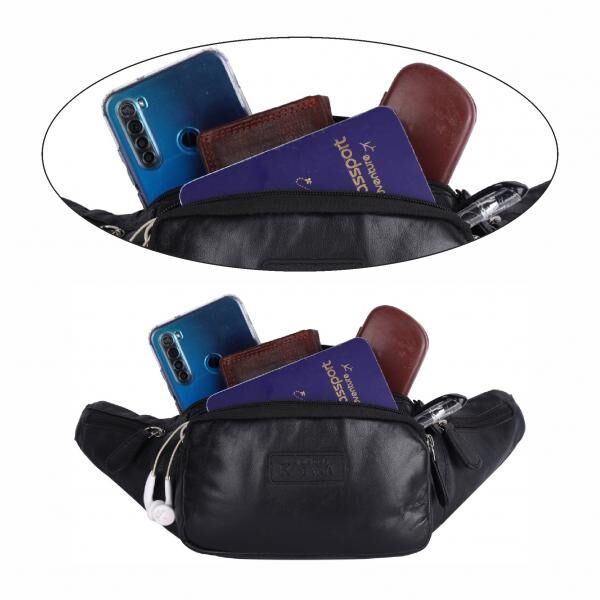 Bauchtasche-Kabana Nappa Leder