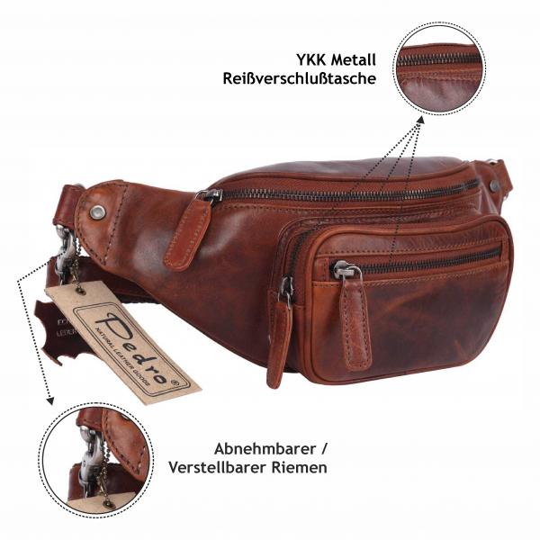 Bauchtasche Pedro,Oily Vintage Leder
