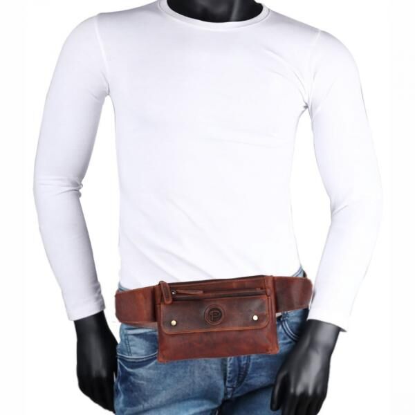 Bauchtasche-Pedro Oily Vintage Leder