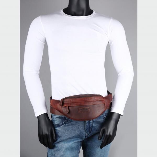 Fanny pack-Pedro Oily Vintage leather