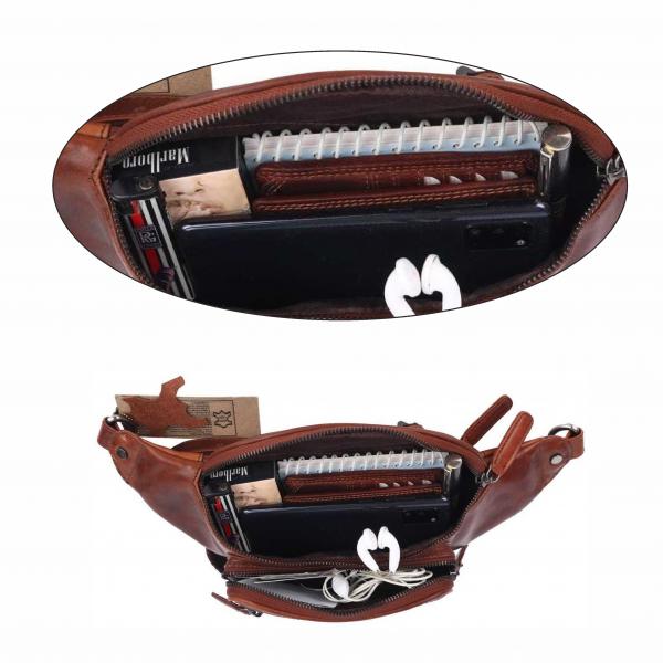 Bauchtasche Pedro,Oily Vintage Leder