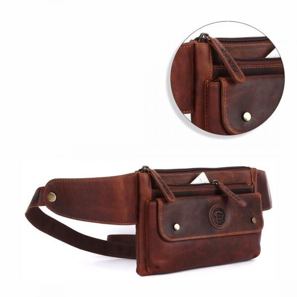 Bauchtasche-Pedro Oily Vintage Leder