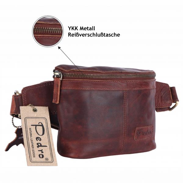 Bauchtasche-Pedro Oily Vintage Leder
