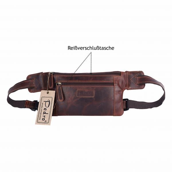 Bauchtasche-Pedro Oily Vintage Leder