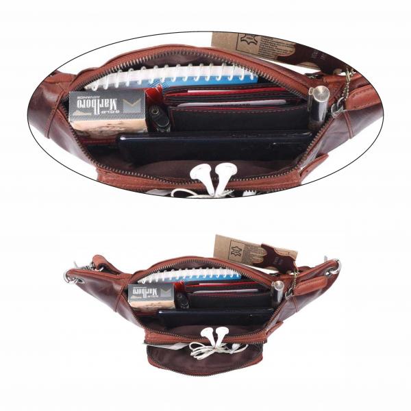 Bauchtasche Pedro,Oily Vintage Leder