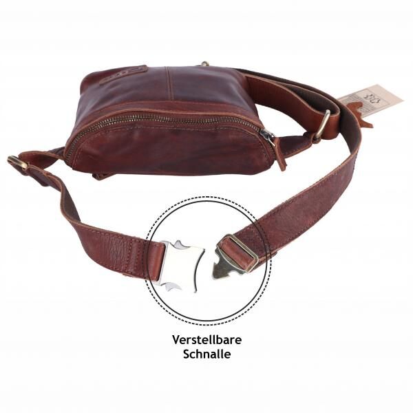 Bauchtasche-Pedro Oily Vintage Leder