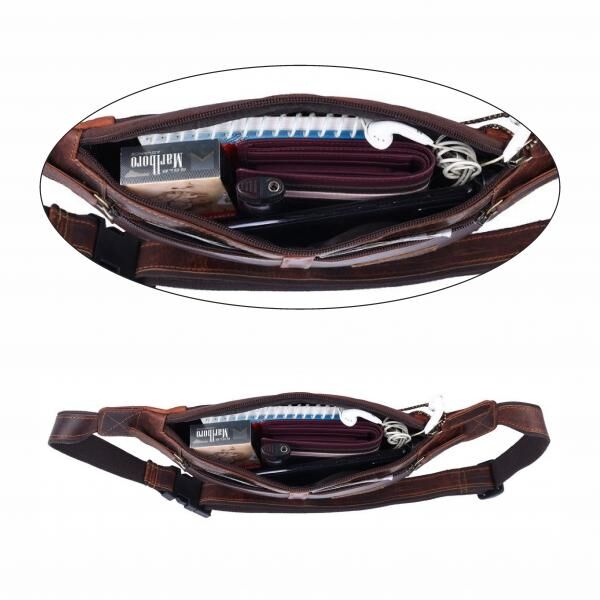 Bauchtasche-Pedro Oily Vintage Leder