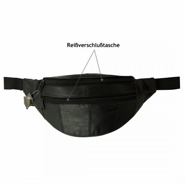 Bauchtasche-Schaf Leder