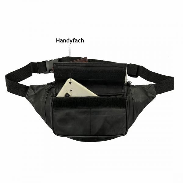 Bauchtasche-Schaf Leder