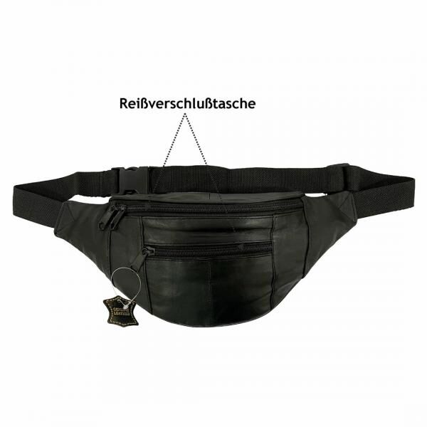 Bauchtasche-Schaf Leder
