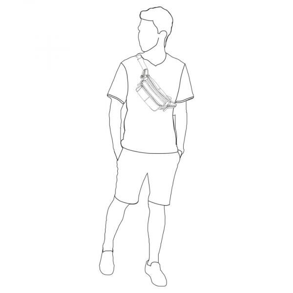 Bauchtasche-Schaf Leder