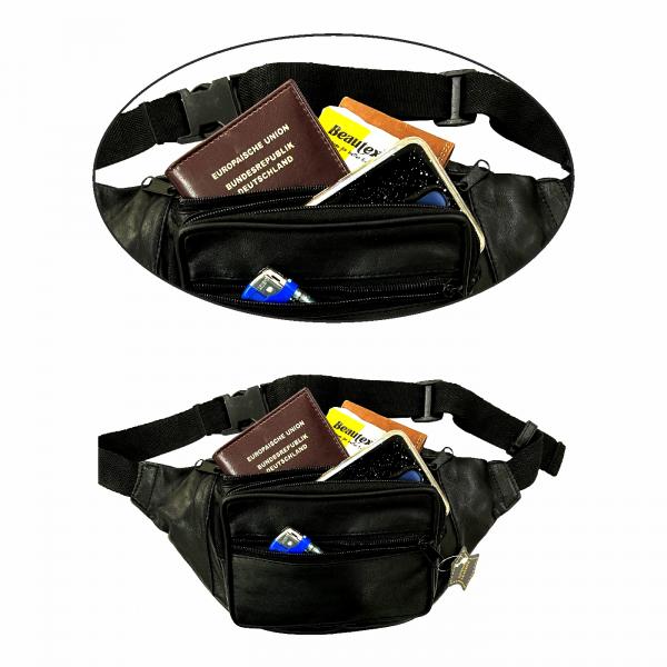 Leather sheep bum bag