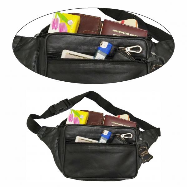 Bauchtasche-Schaf Leder