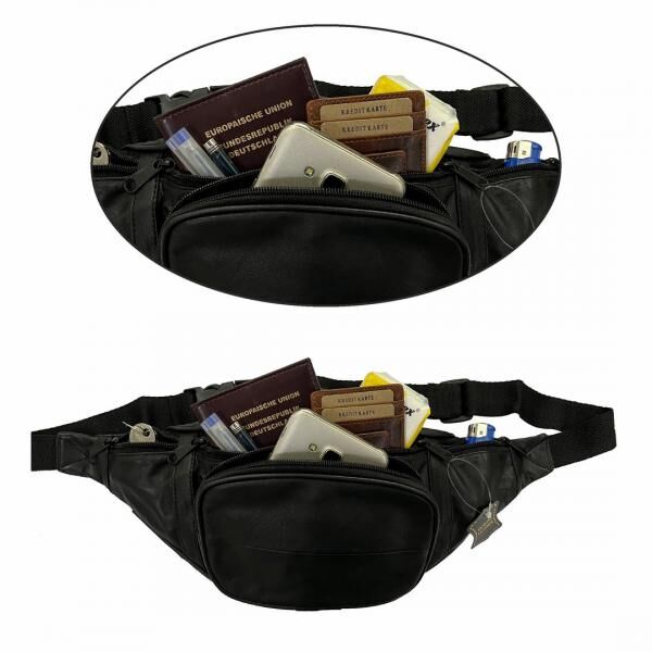 Bauchtasche-Schaf Leder