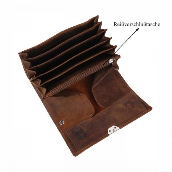 Geldbörse Büffel-Leder