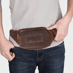 Naturleder Bauchtasche Lozano