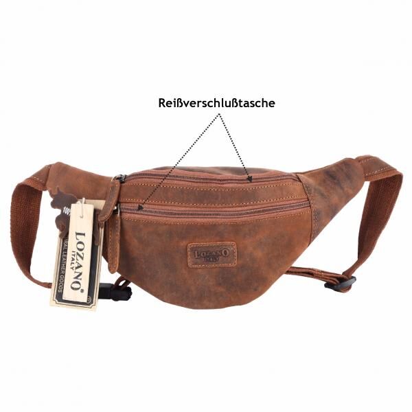 Naturleder Bauchtasche Lozano