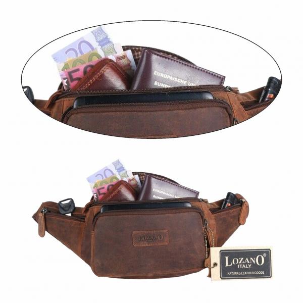 Naturleder Bauchtasche Lozano