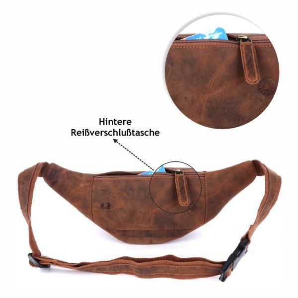 Naturleder Bauchtasche Lozano