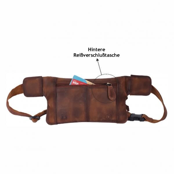Naturleder Bauchtasche Lozano