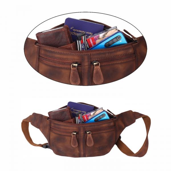 Naturleder Bauchtasche Lozano