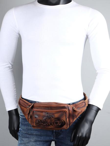 Naturleder Bauchtasche Lozano Italy