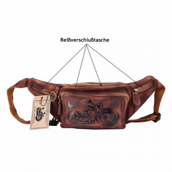 Naturleder Bauchtasche Lozano Italy
